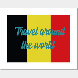 Travel Around the World - Belgium Posters and Art